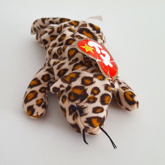 Ty Teenie Beanie Baby Freckles the Leopard 4.5"L x 2"W - Picture 1 of 14